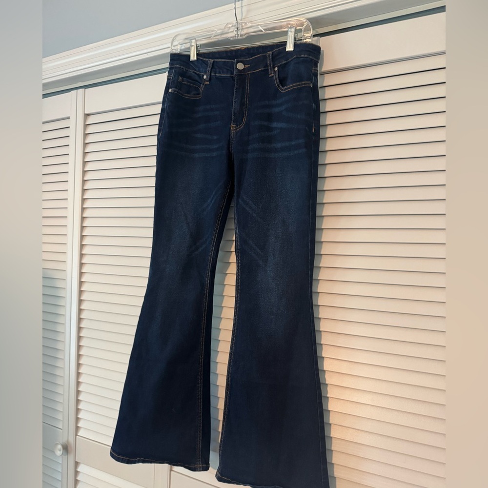 Women's Blue Flared Jeans